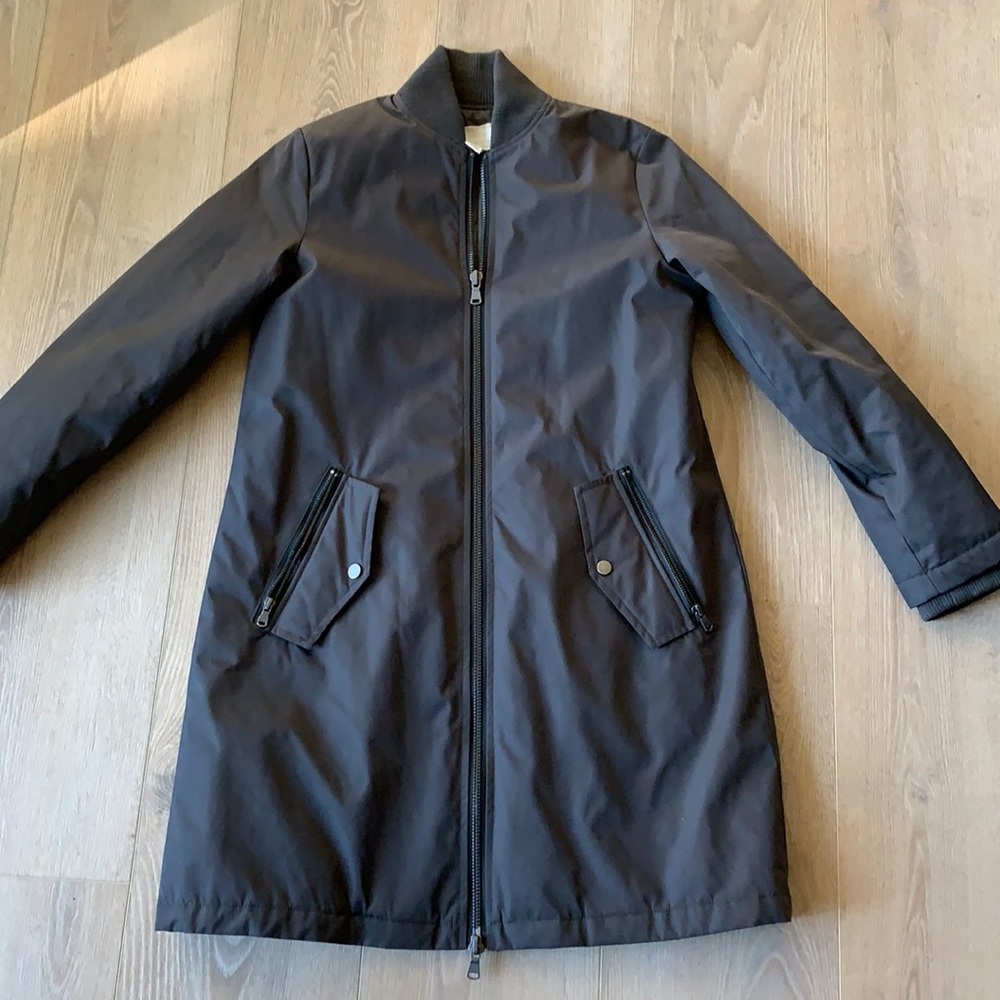 Nordstrom Caslon Long Bomber Sz S